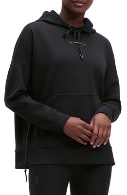On Recycled Polyester Blend Hoodie in Black