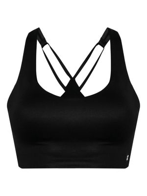 On Running BR logo-patch bra - Black