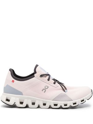 On Running Cloud X 3 lace-up sneakers - Pink