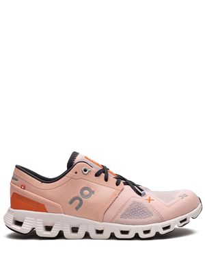 On Running Cloud X 3 "Rose/Sand" sneakers - Pink