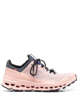 On Running Cloudutra mesh-panel lace-up sneakers - Pink