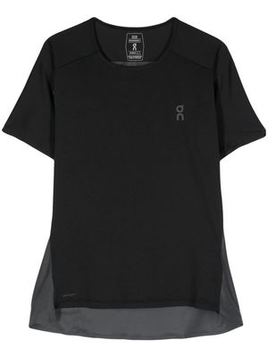 On Running colourblock performance T-shirt - Black