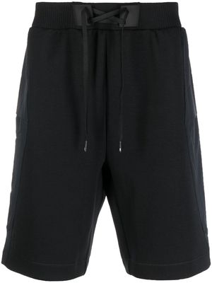 On Running elasticated drawstring-fastening shorts - Black