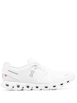On Running logo-print lace-up sneakers - White