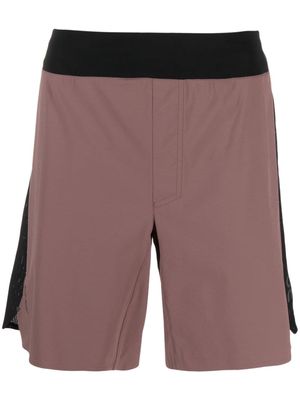 On Running logo-print lightweight shorts - Brown