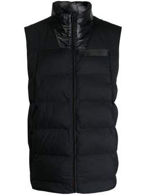 On Running logo-print quilted gilet - Black