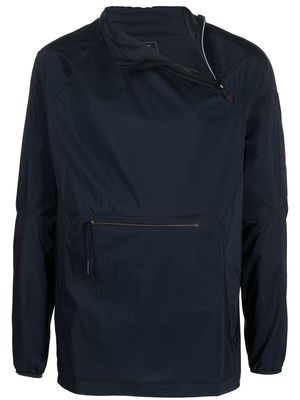 On Running off-centre zip fastening jacket - Blue