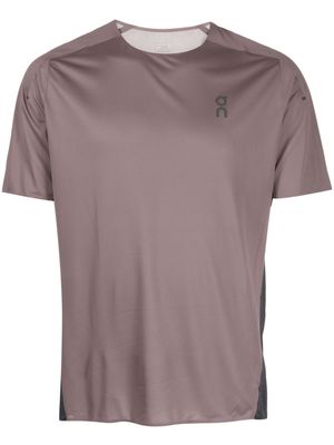 On Running Performance-T logo-print T-shirt - Purple
