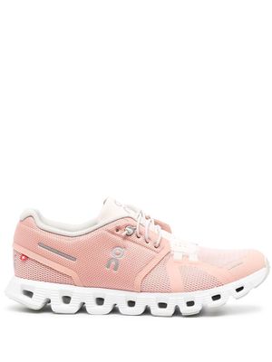 On Running ridged-sole panelled sneakers - Pink