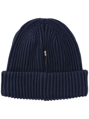 On Running Studio ribbed-knit beanie - Blue