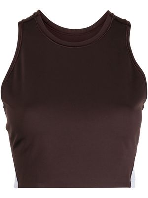 On Running T Movement cropped top - Brown
