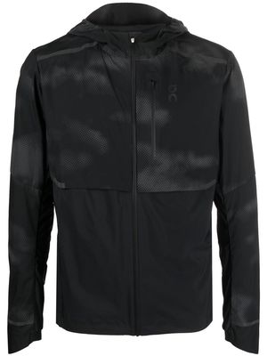 On Running x Weather lightweight hooded jacket - Black