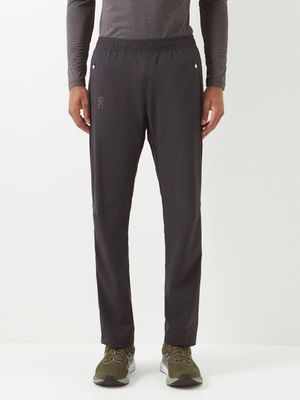 On - Side-zip Recycled-fibre Track Pants - Mens - Black