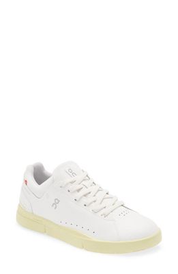 On THE ROGER Advantage Tennis Sneaker - Women in White/Hay