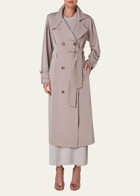 Ona Classic Belted Trench Coat
