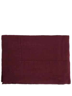 Once Milano large linen tablecloth - Red