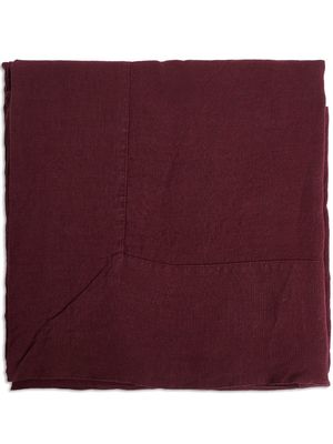 Once Milano medium linen tablecloth - Red