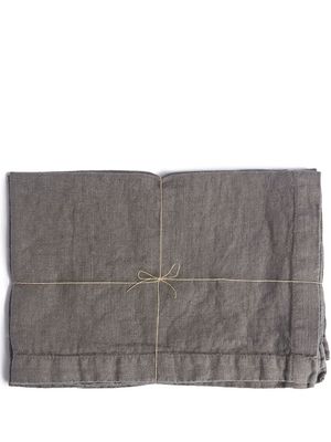 Once Milano set of two linen placemats - Grey