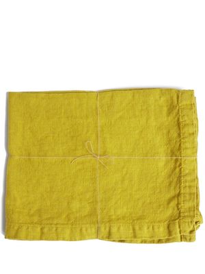Once Milano set of two linen placemats - Yellow