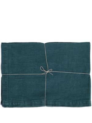 Once Milano set of two linen placemets - Blue