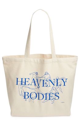 One DNA Heavenly Bodies Canvas Tote in Natural