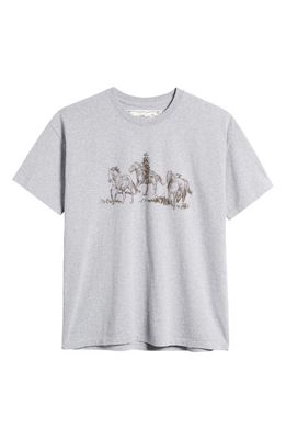 ONE OF THESE DAYS Goodbye Goodbye Graphic T-Shirt in Heather