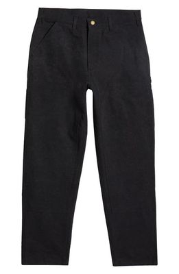 ONE OF THESE DAYS Statesman Double Knee Cotton Pants in Black