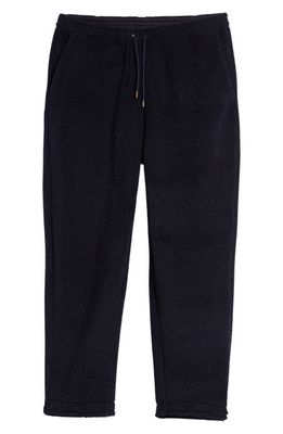 ONE OF THESE DAYS x Woolrich Faux Shearling Sweatpants in Navy