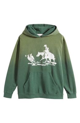 ONE OF THESE DAYS x Woolrich Original Outdoor Hooded Sweatshirt in Green