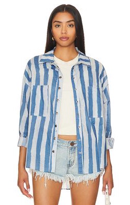 One Teaspoon Daria Shirt in Blue