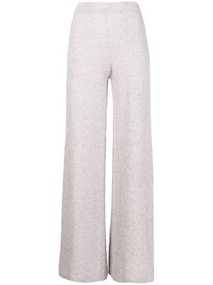 Onefifteen high-waist knitted trousers - Pink