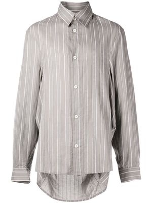 Onefifteen x Anowhereman striped shirt - Grey