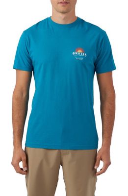 O'Neill Above & Below Graphic T-Shirt in Bayblue