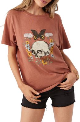 O'Neill Always Oversize Graphic T-Shirt in Rustic Brown
