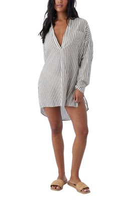 O'Neill Belezin' Stripe Cover-Up Tunic in Olive