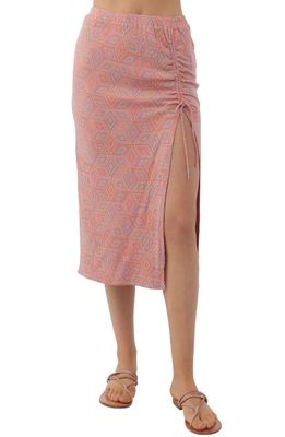 O'Neill Colbie Side Vent Rib Skirt in Tawny Org