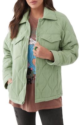 O'Neill Emet Quilted Jacket in Basil