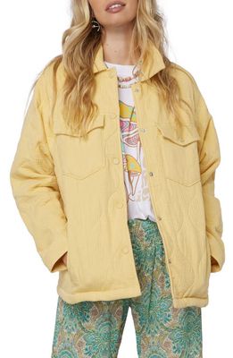 O'Neill Emet Quilted Jacket in Straw