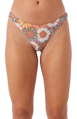 O'Neill Emma Sunflower Hermosa Bikini Bottoms in Dusty Cedar