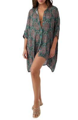O'Neill Fiona Floral Cover-Up Dress in Bluegrass