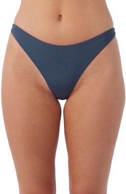 O'Neill Flamenco Saltwater Solids Bikini Bottoms in Slate