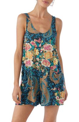 O'Neill Grover Floral & Paisley Romper in Slate