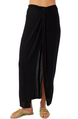 O'Neill Hanalei Cover-Up Maxi Skirt in Black