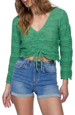 O'Neill Harbor Cotton Sweater in Jade