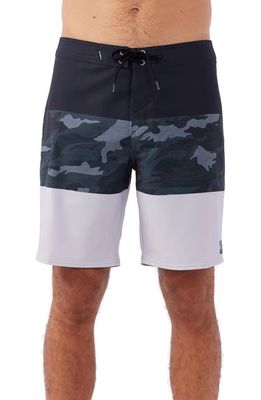 O'Neill Hyperfreak Heat Block Board Shorts in Black Camo