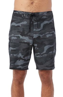 O'Neill Hyperfreak Heat Camo Board Shorts in Black Camo