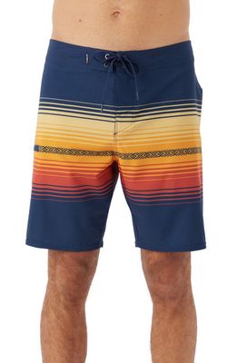 O'Neill Hyperfreak Heat Stripe Board Shorts in Navy