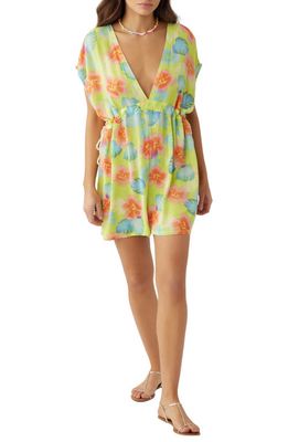 O'Neill Isadora Print Romper in Wild Lime