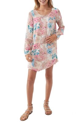 O'Neill Kids' Aubrey Patch Floral Print Dress in Multi Colored
