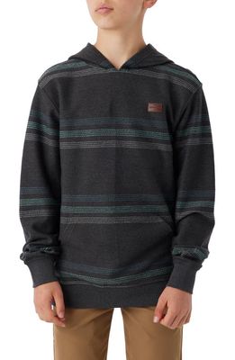 O'Neill Kids' Bavaro Stripe Hoodie in Black 2